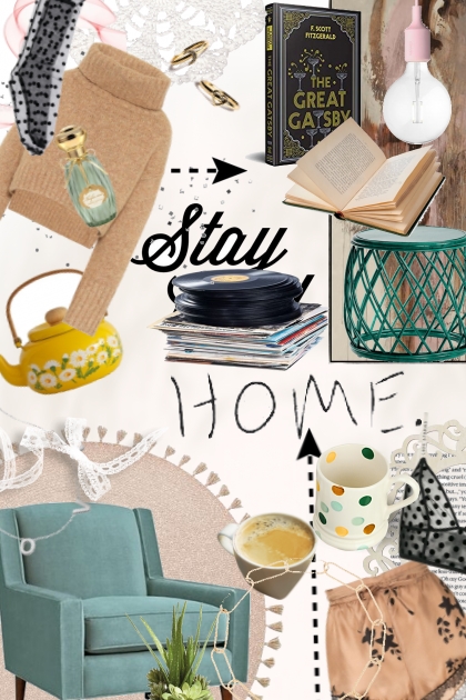 Let&#39;s stay home- Combinaciónde moda