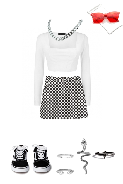 checkered- Fashion set