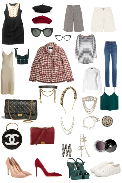 Chanel style- Combinazione di moda