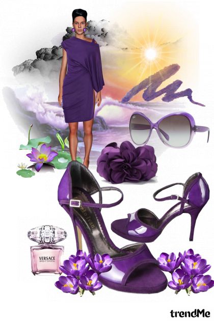 Purple sea- combinação de moda