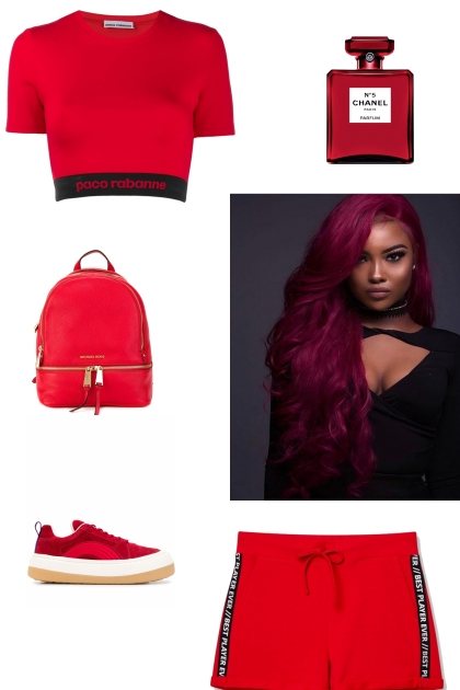 red look - Combinazione di moda