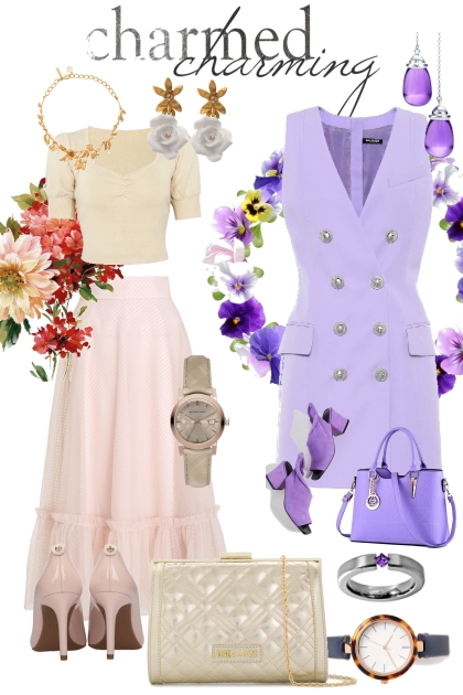 a floral elegance - Fashion set