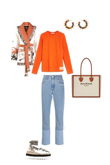 ORANGE- Combinazione di moda