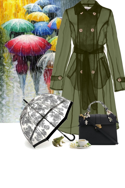 rain- Combinazione di moda