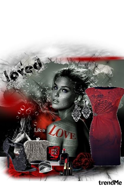 life is love- Combinazione di moda