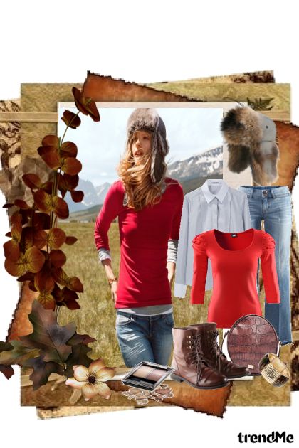 jesen i priroda- Modekombination