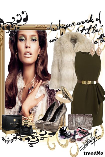 glamur & little bleck dress- Fashion set