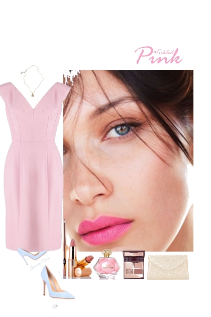 Pink dress- Modna kombinacija