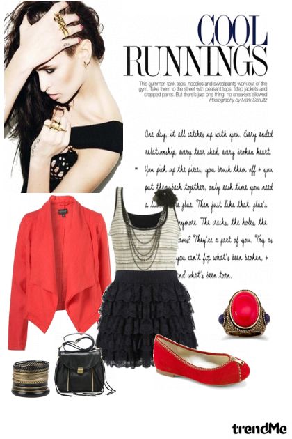 Crveno i crno- Fashion set