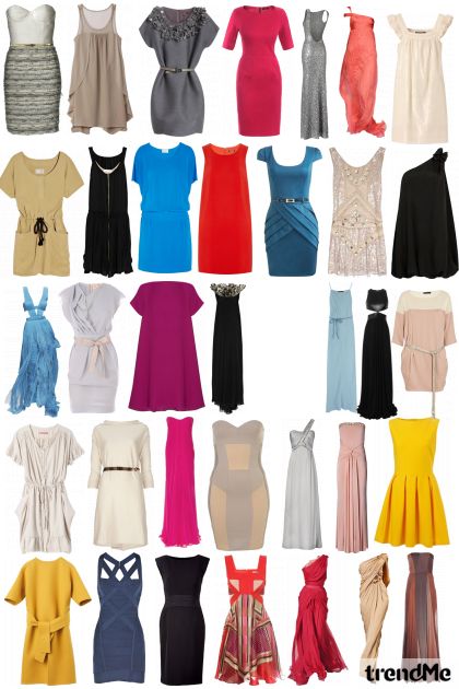 DRESSES - combinação de moda