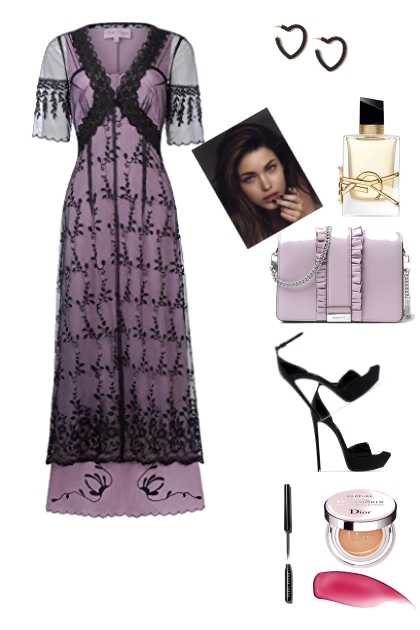 Purple- combinação de moda