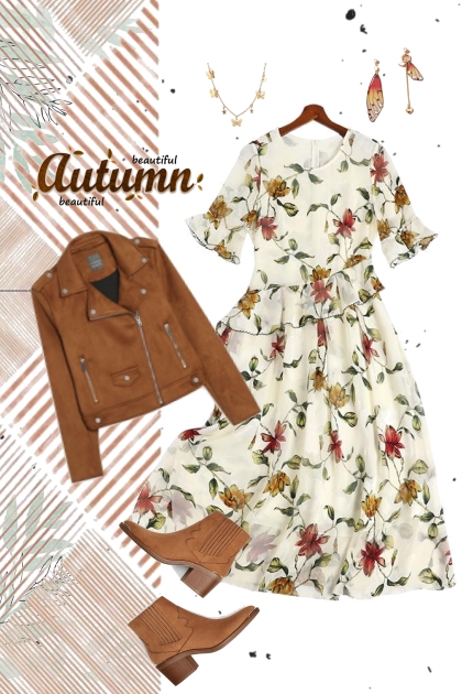 Fall Floral- Combinaciónde moda