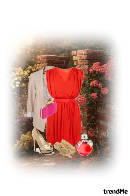 coral red- Fashion set