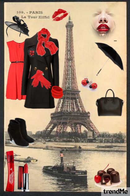 Promenade dans Paris- Combinazione di moda