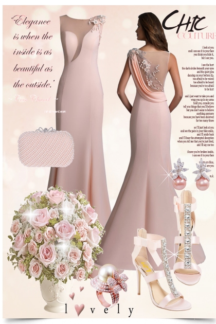 Elegance in Pink- Fashion set