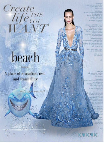 *Blue sea *- Combinazione di moda