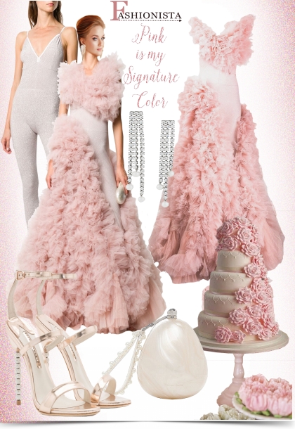 The Dress looks like a cake- Модное сочетание
