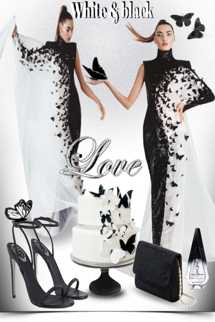White & black- Combinazione di moda