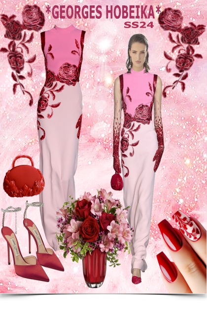 Fifty Shades of Pink- combinação de moda
