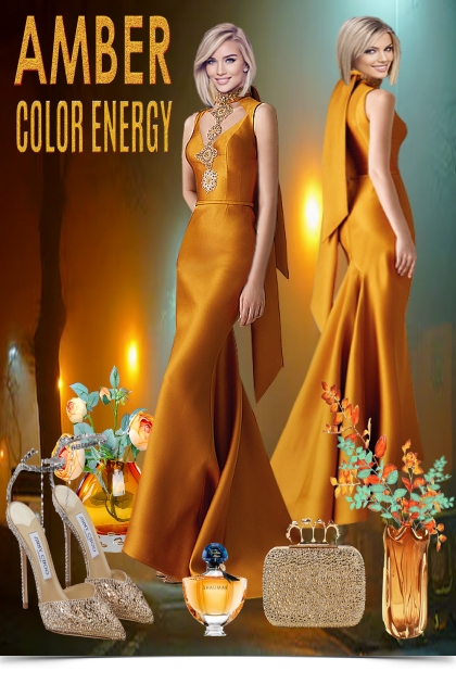 Amber Color energy- Combinazione di moda