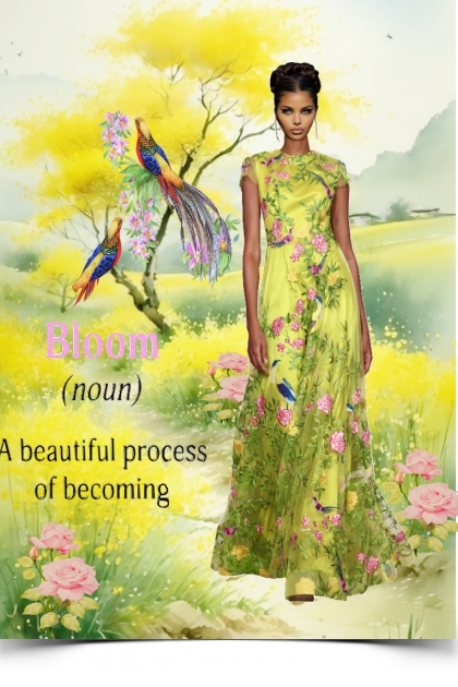 In Bloom- combinação de moda