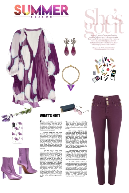 soft lavender- Fashion set