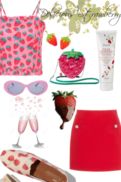 strawberry champagne - Fashion set