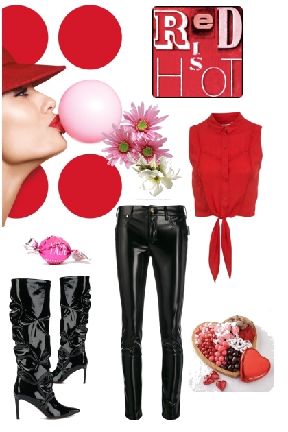red is hot- Fashion set