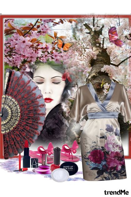 japanska trešnja- combinação de moda