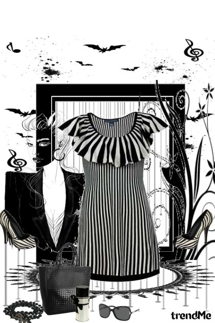 crno-bijelo- Combinaciónde moda