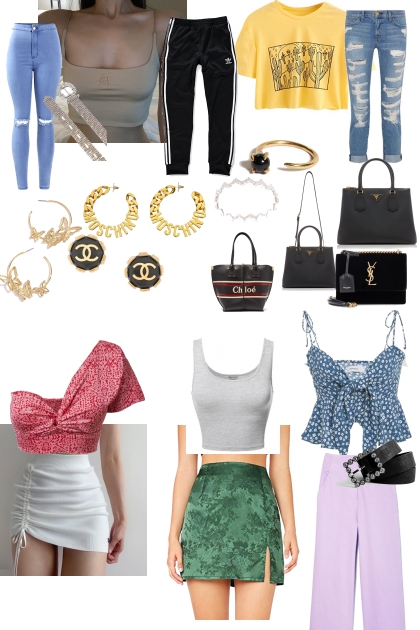 simple outfits- combinação de moda