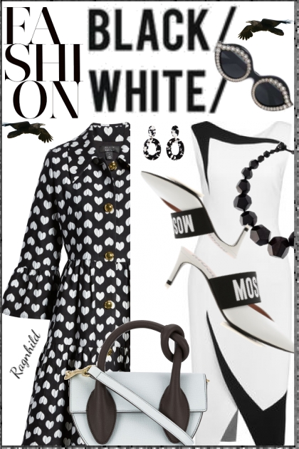 Black and White - combinação de moda