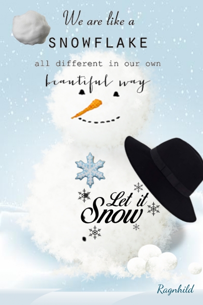 Snowman - Fashion set