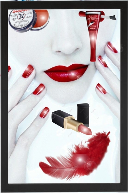 Red Nails and Lips- Combinazione di moda