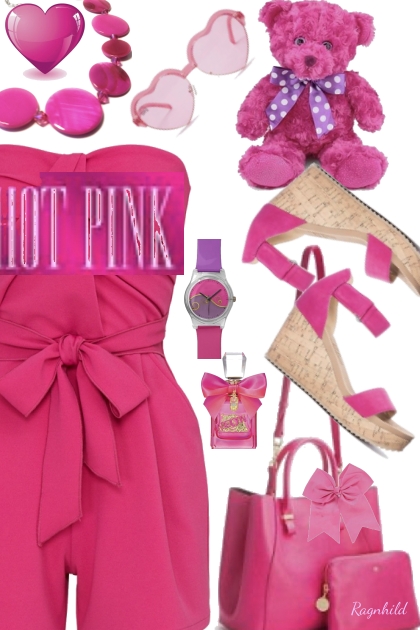 Hot Pink Spring 22- combinação de moda