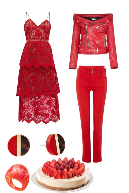 candy red- Fashion set