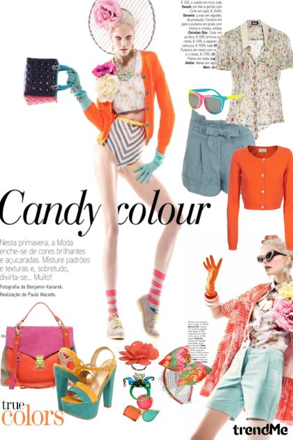 Candy colour- Fashion set