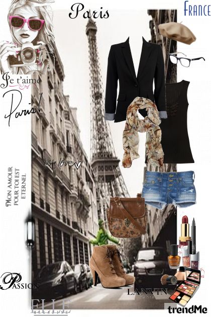 Welcome to Paris <3- combinação de moda