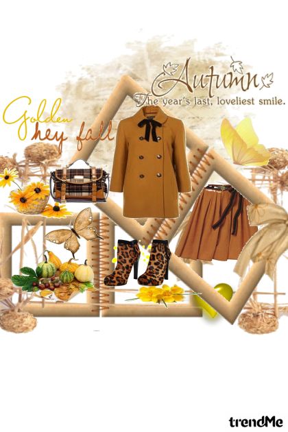 Zlatna jesen- Modna kombinacija