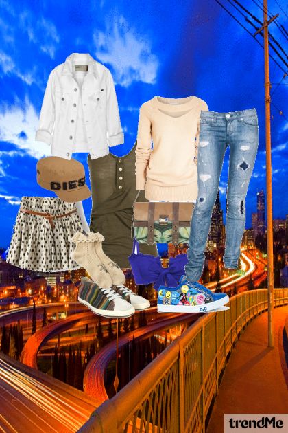 city girl- combinação de moda
