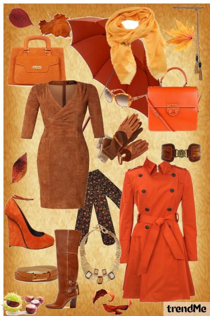 Jesen u narančastom- Combinaciónde moda