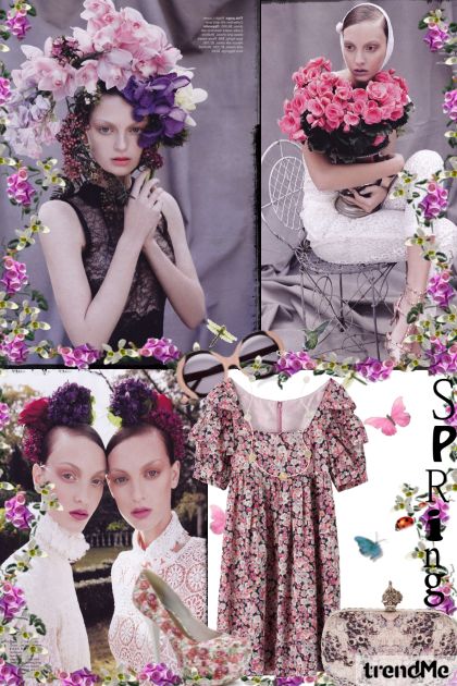Flower power from SPRING- Fashion set