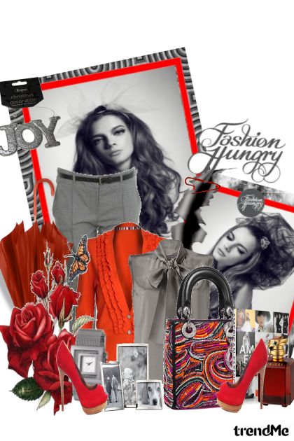 Joy and fashion goes together!- combinação de moda