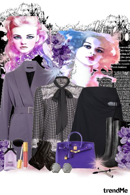 Dva lica jedne lila boje- Combinazione di moda