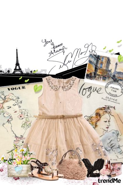 Paris with love- Combinazione di moda