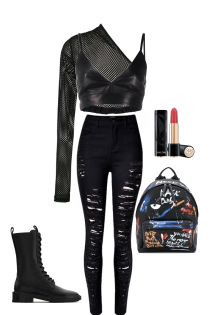 The Edgy Weekend look for a rectangle shape