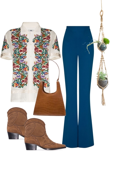 The Bohemian Weekend look for a rectangle shape 