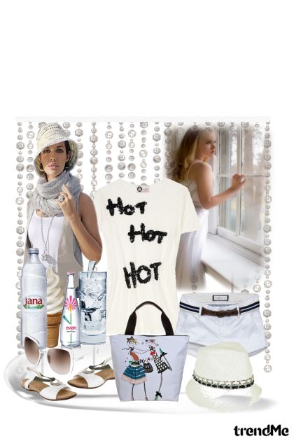Stay in or wear white- Fashion set