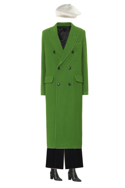 green jacket fun- Modna kombinacija