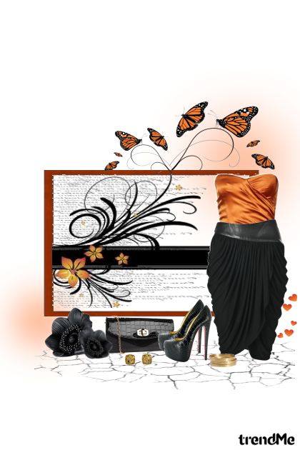 Orange beauty..- Fashion set